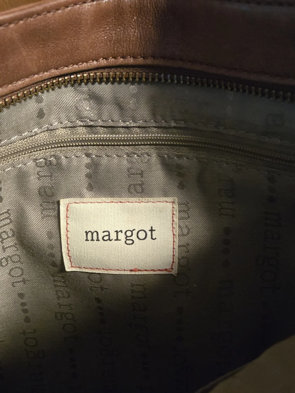 Margot Brown Leather Crossbody Bag